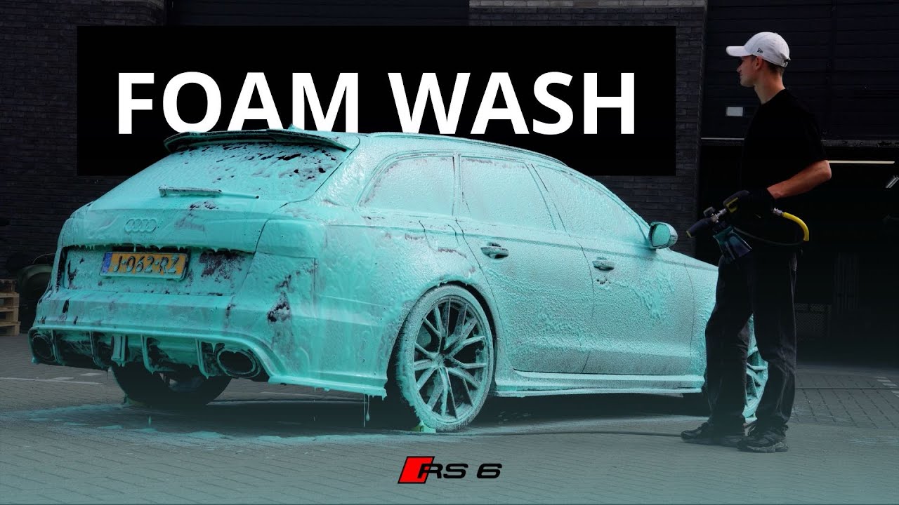 Porsche 911 Carrera & Audi RS6 - Foam wash