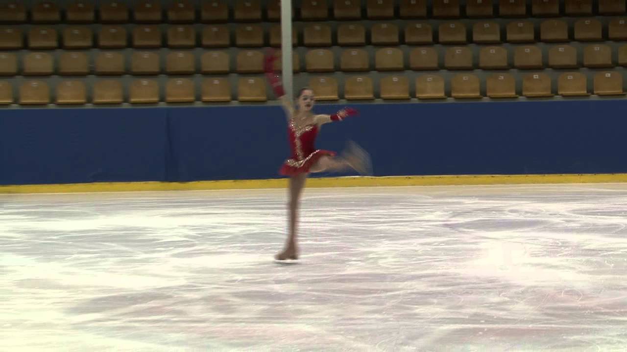 6 Evgenia MEDVEDEVA (RUS) - ISU JGP Riga Cup 2013 Junior Ladies Short Program