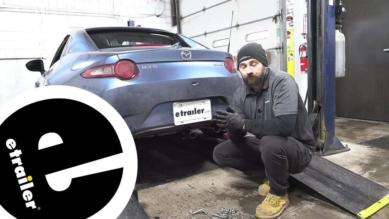 etrailer | DIY Install: Curt Trailer Hitch Receiver on your 2020 Mazda MX-5 Miata