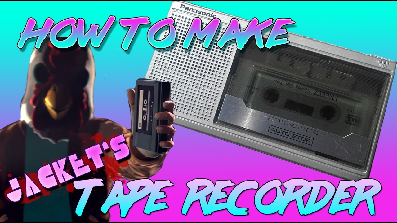 [EASY] HOW TO MAKE JACKET'S TAPE RECORDER [WIN10 compatible]