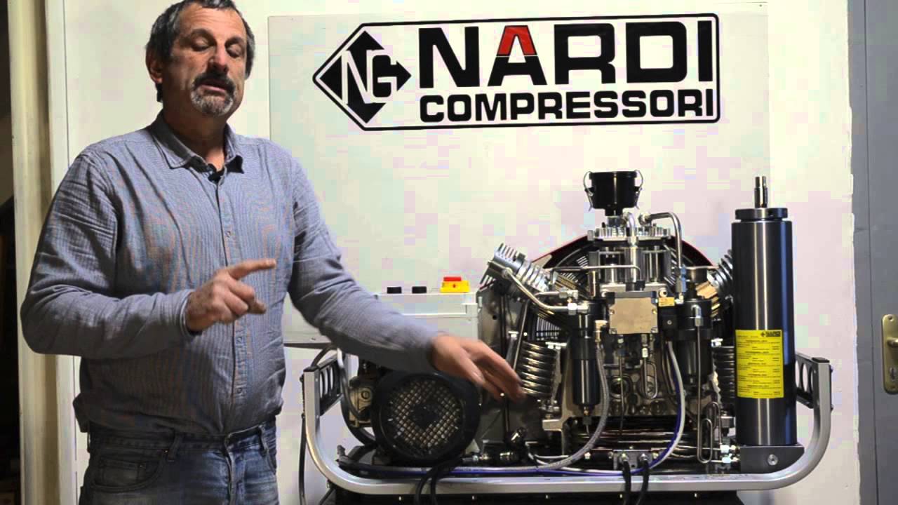 Le compresseur de plongée Pacific E de chez Nardi Compressori