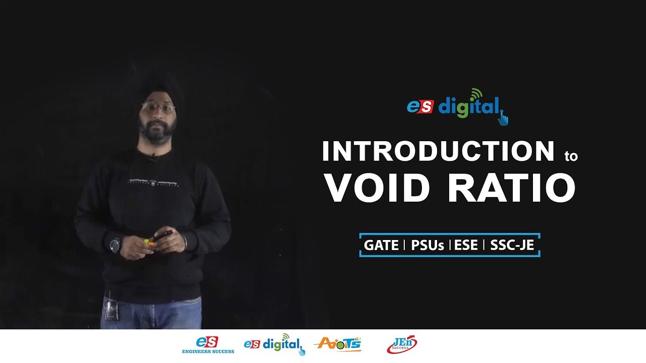 Soil Mechanics | Introduction to Void Ratio | Civil Engineering Lectures | GATE | ESE