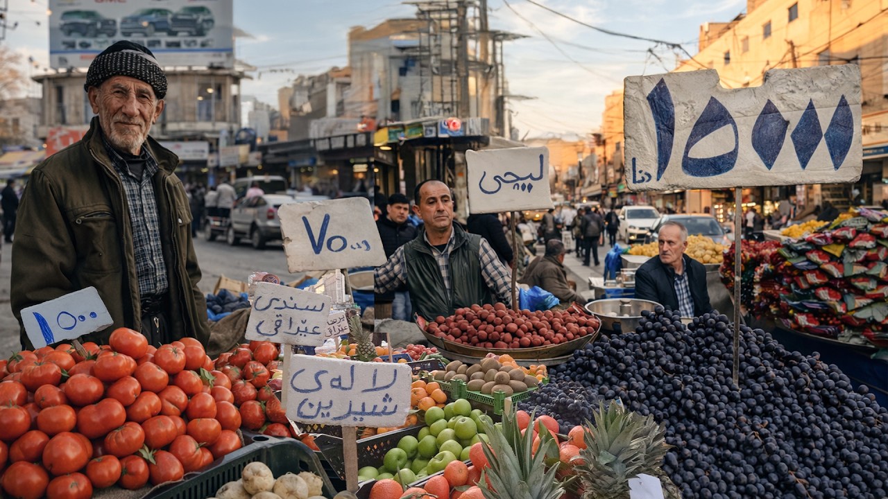 Kurdistan Street Food TODAY 🇮🇶 Real Life Inside Slemani Bazaar