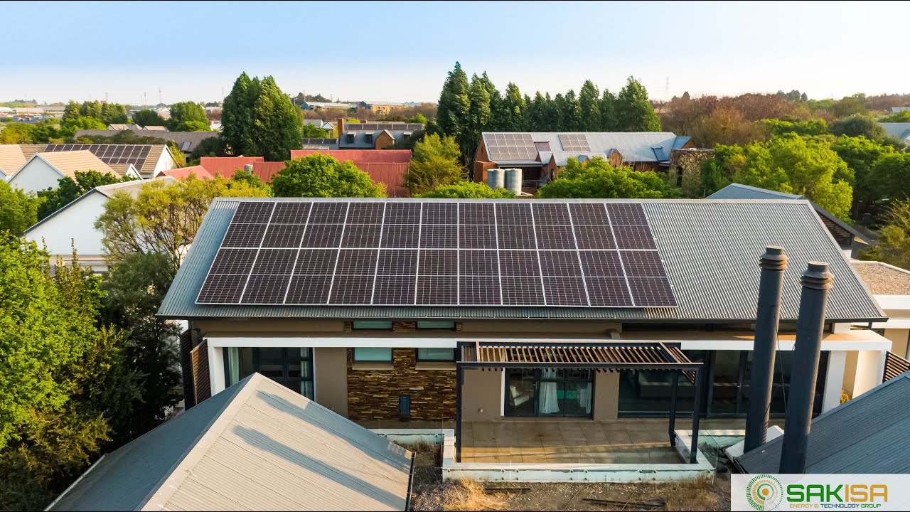 16kW SOLAR PV for large family Home in Centurion! Private residential hybrid solar system