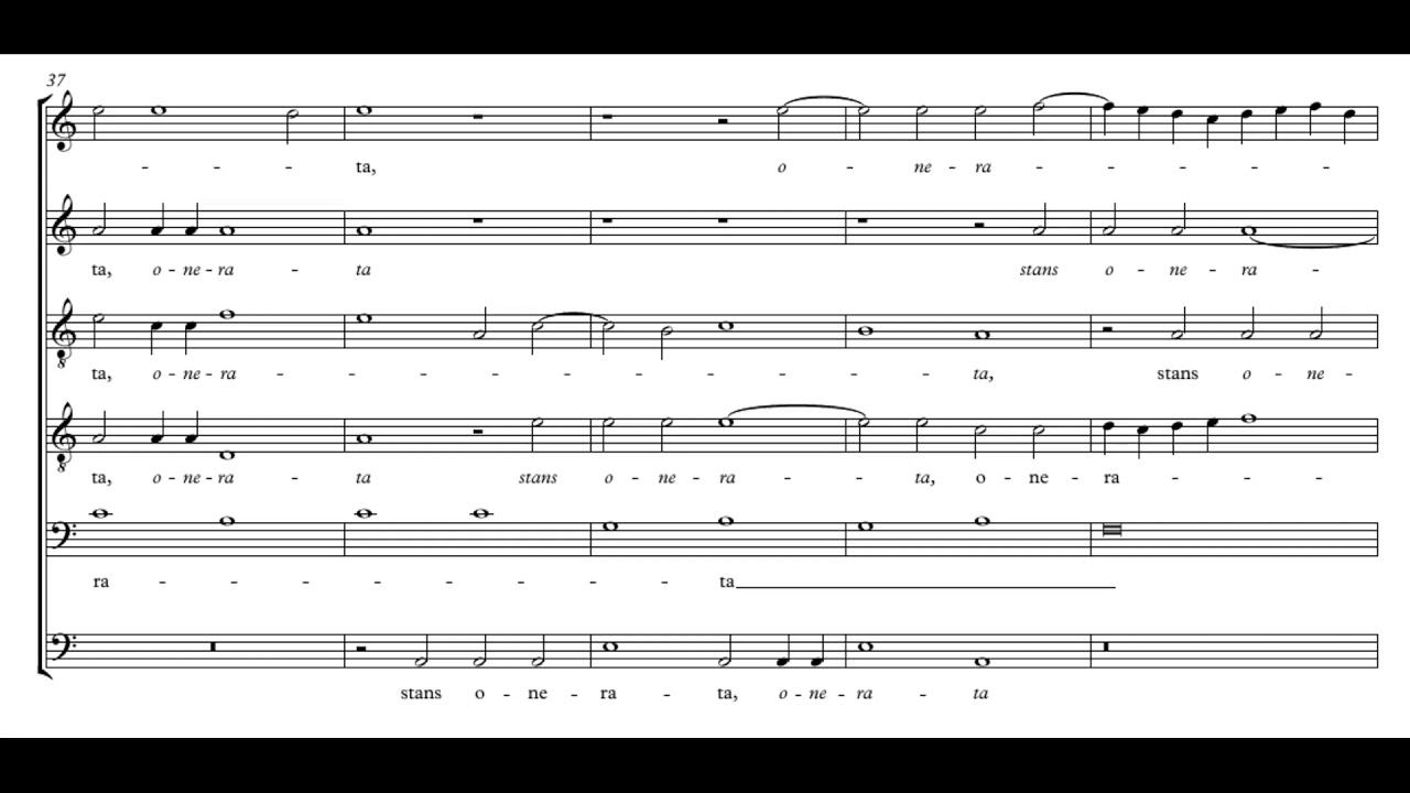 Tallis: Videte miraculum - Stile Antico