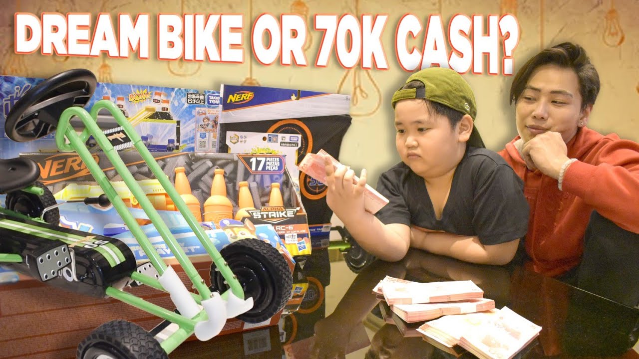 Would you rather have P70,000 OR your dream BIKE? (Ultimate challenge)