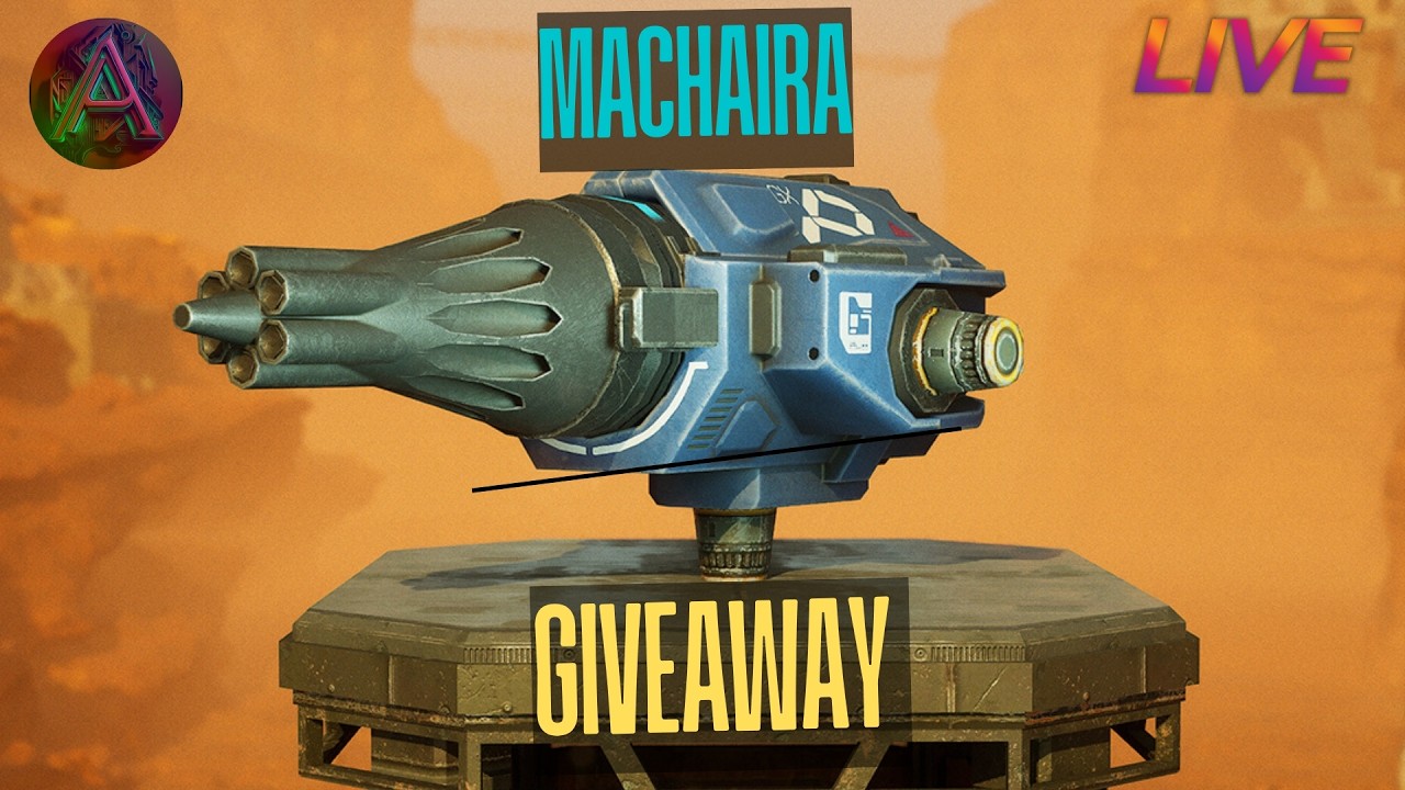 GIVEAWAY/SORTEO MACHAIRA EN VIVO x7 / War Robots WR #WRWinMachaira