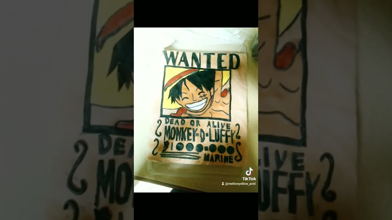 One Piece Fondant Cake