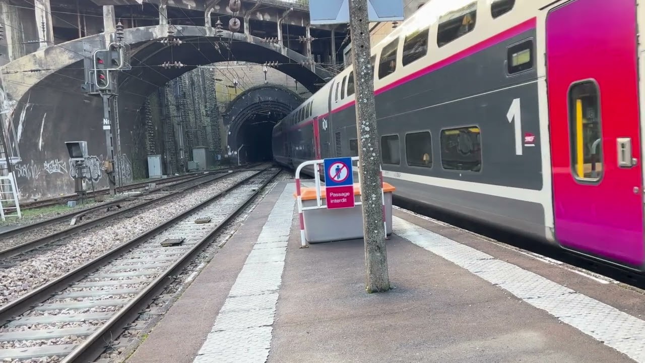 TGV Inoui Le Havre Marseille à Rouen Rive Droite #train #trainspotting #tgv #rouen #ViralVideo