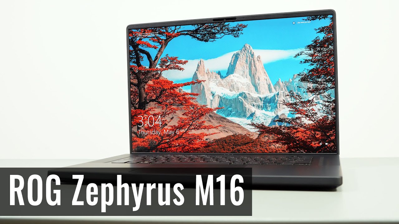 Tiny bezels, a 16-inch 16:10 screen and camera (at last) - Asus ROG Zephyrus M16 GU603