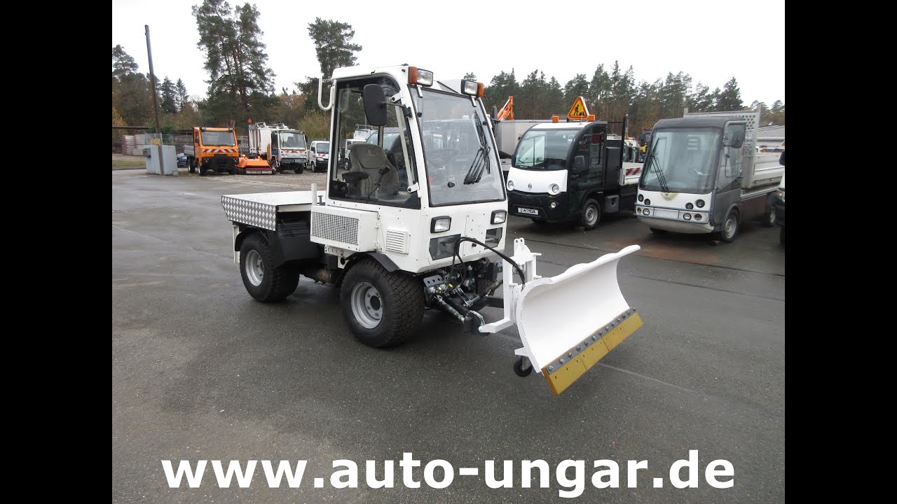 Holder C240 Schneeschild Allrad 4x4 Heckzapfwelle Knicklenkung Kommunalfahrzeug www.auto-ungar.de