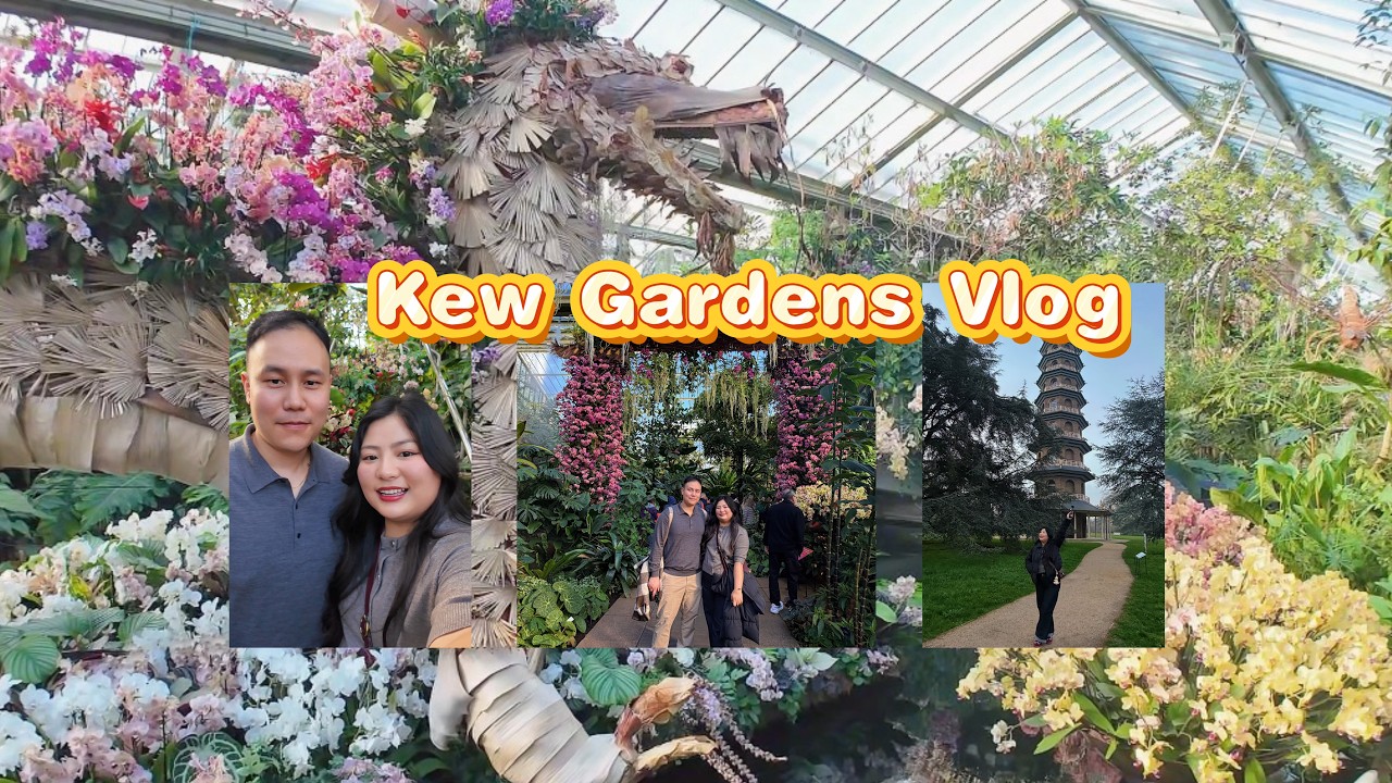 Inside the Chinese Orchid Festival at Kew Gardens 🌺 | Richmond London Vlog | Thalims #2