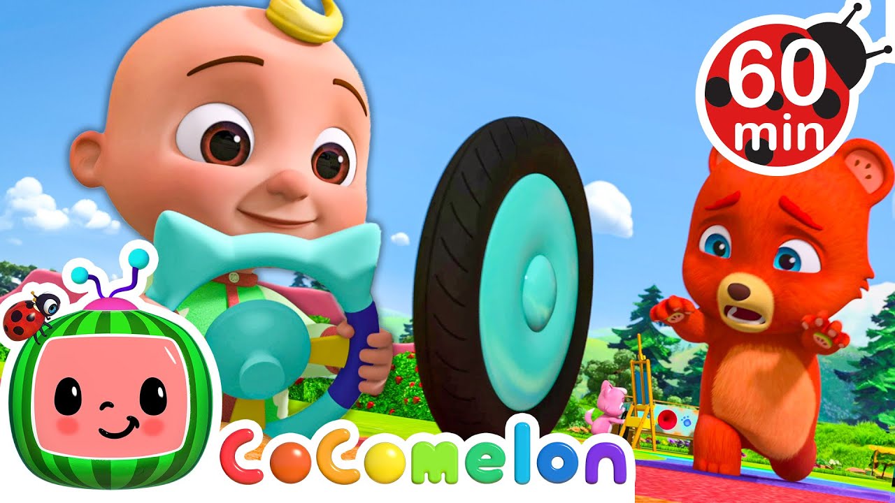 The Runaway Wheel | ✨JJ's Animal Adventure✨Cartoons for Kids✨Fantasy Playground