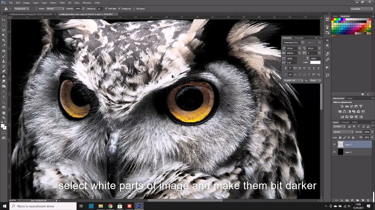 Mawlik Media halftone process for DTG and DTF printing PART 01