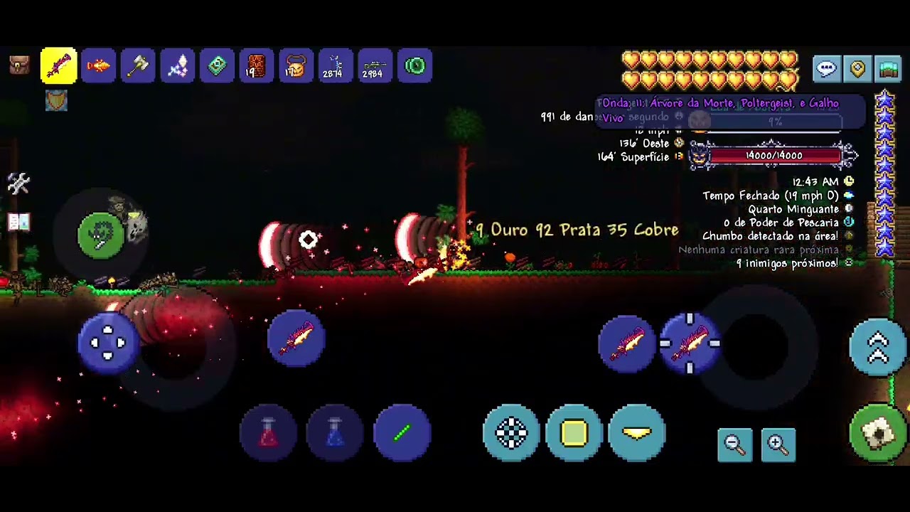 Terraria Halloween Bossfight - Full Video (Satisfying)