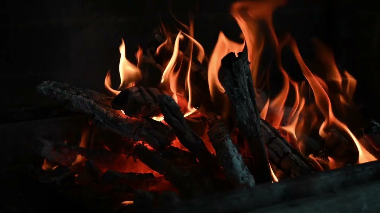 4K Şömine Eşliğinde Sözsüz Enstrümantal Türkü.Vol 2 #anatolianrock #turkishrock #psychedelicrock