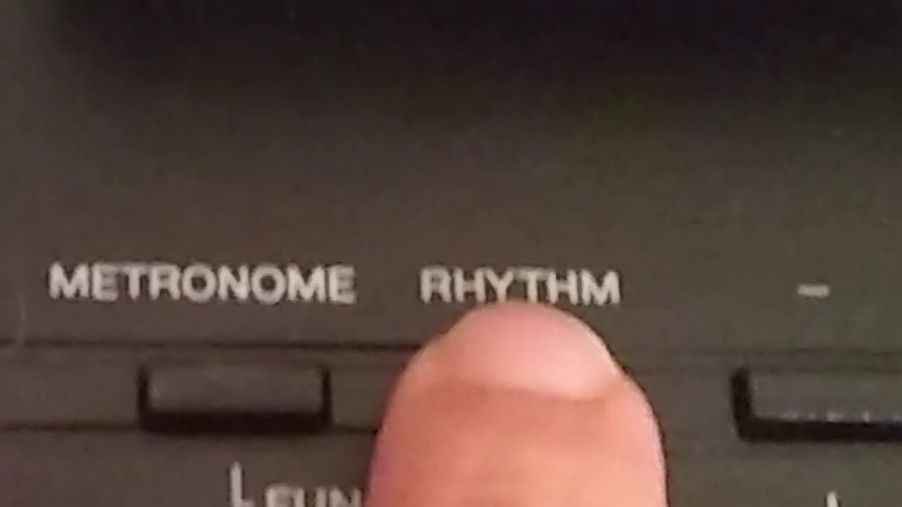 Yamaha P-125 Rhythm Function