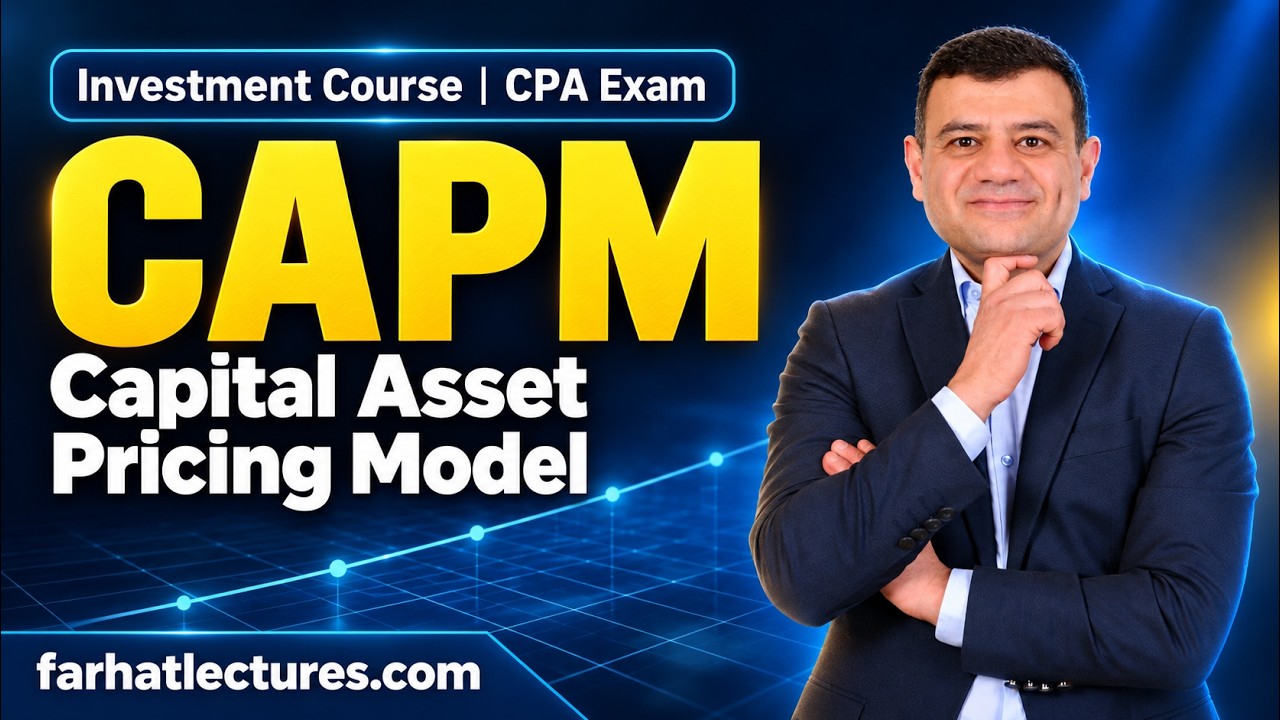 What is Capital Asset Pricing Model (CAPM) Explained.  Essentials of Investments. CPA Exam