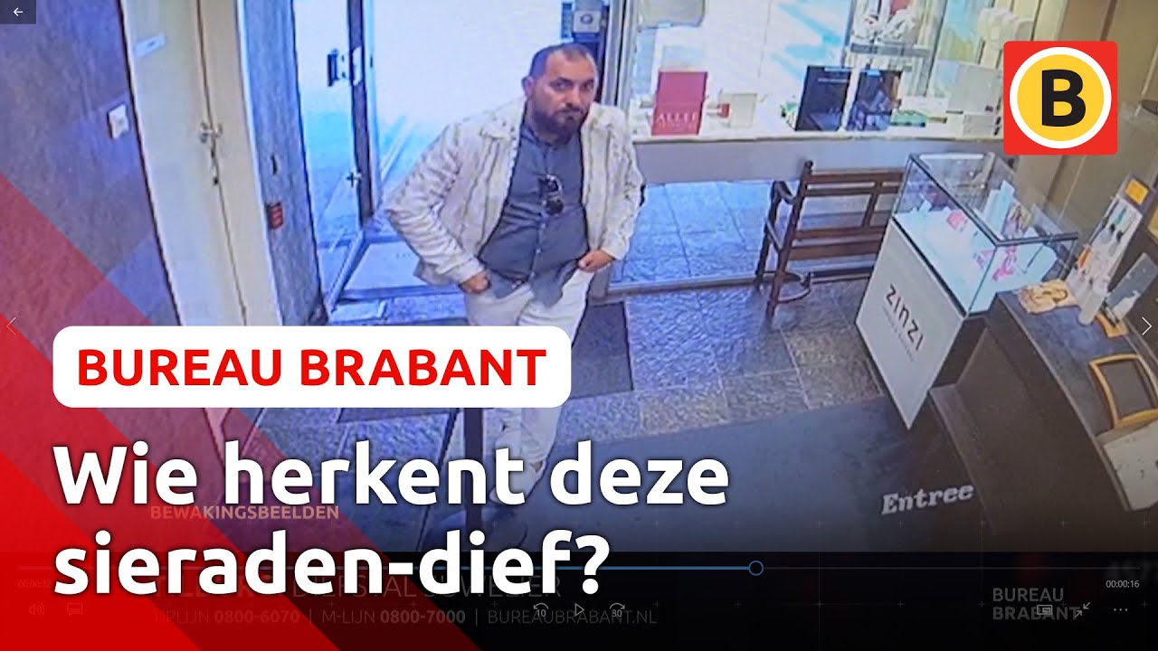 Diefstal van sieraden VOL IN BEELD | Bureau Brabant