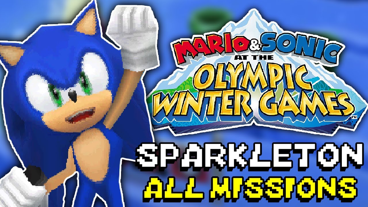 Mario & Sonic at the Olympic Winter Games [DS] - Sparkleton All Missions (Gold Stars)