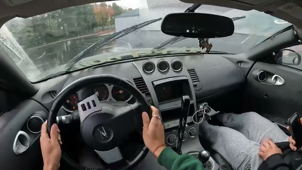 350Z RAIN-Day STREET DRIFTS *POV*