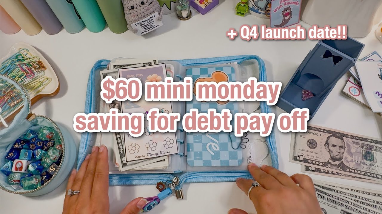 $60 mini monday | extra debt payment savings challenges | july week 3 | #mondayminis