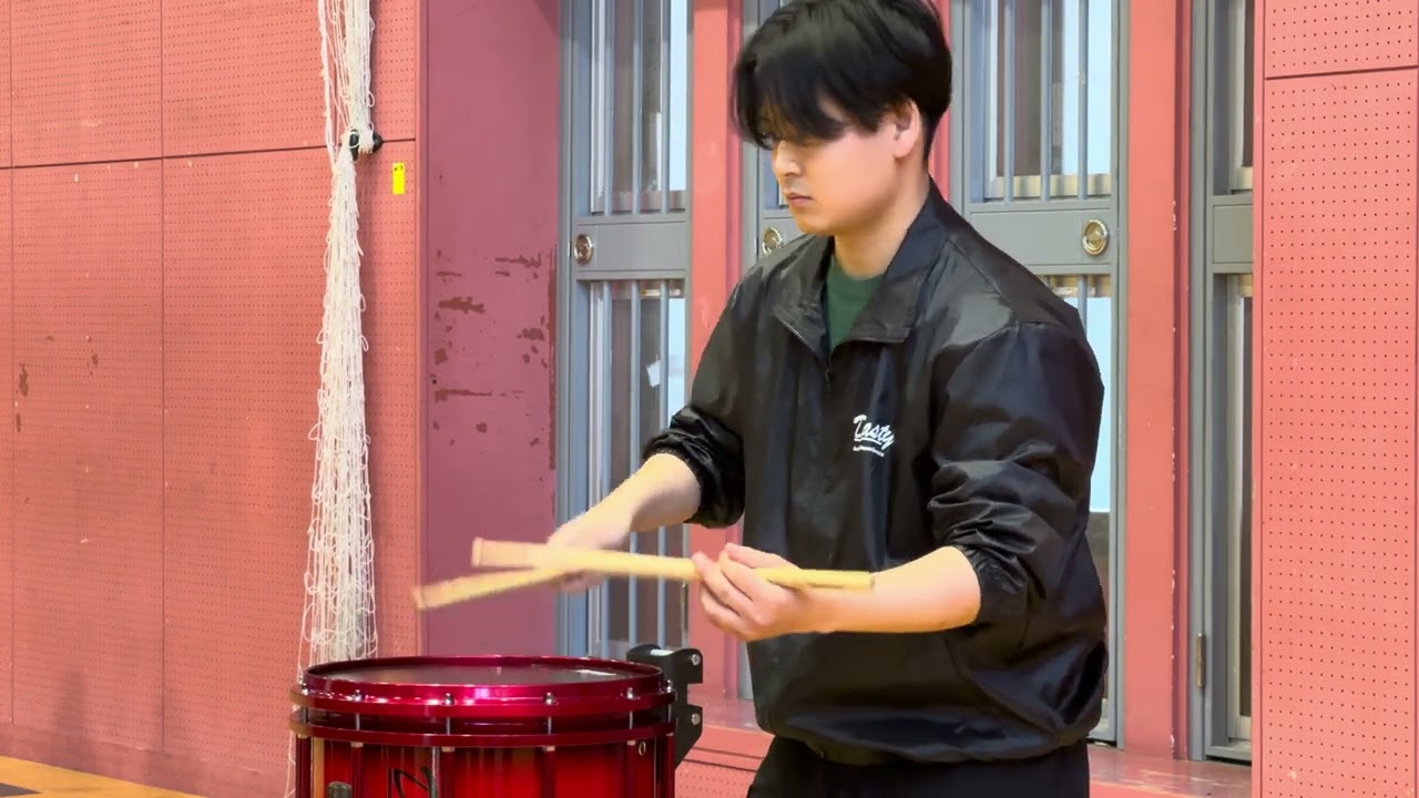 Kazuki Harada 2025 I&E Snare / 1st place 98.5