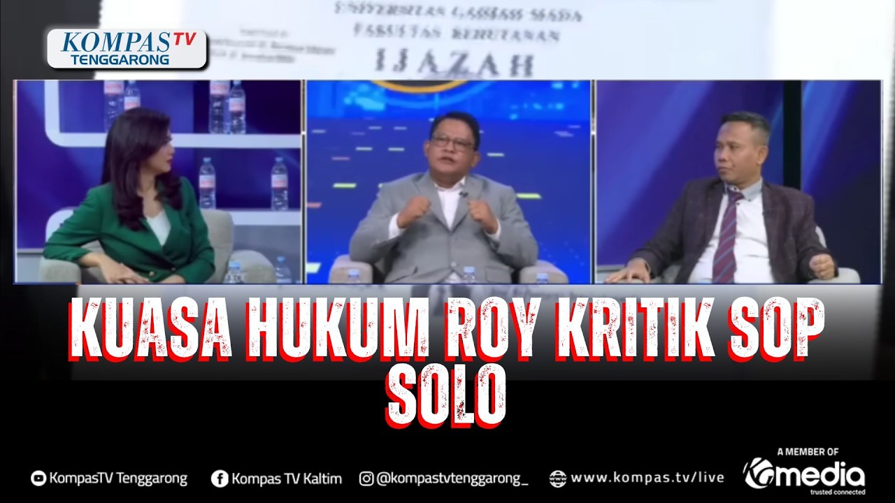 Jokowi Diperiksa, Kuasa Hukum Roy Cs Kritik SOP Solo dan Obral Promo RJ