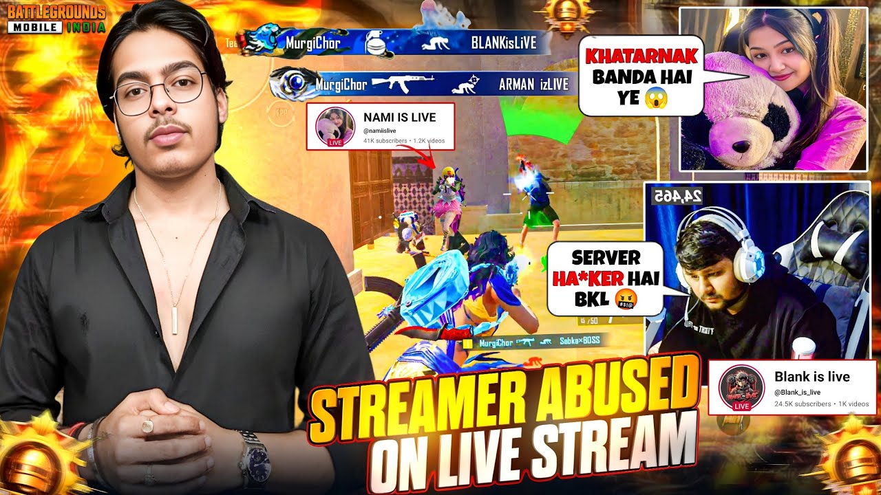😱LIVE STREAMER SQUAD CALLED ME SERVER HA*KER ON LIVE‼️& I JOINED RANDOM TEAM LIKE 2019😂 - BGMI