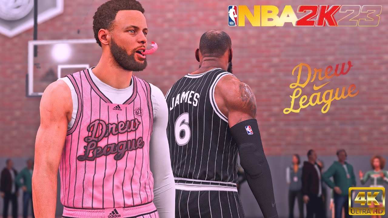 Stephen Curry Joins the Drew League!  | NBA 2K23 Drew League Mode | Team Curry vs. Team LeBron