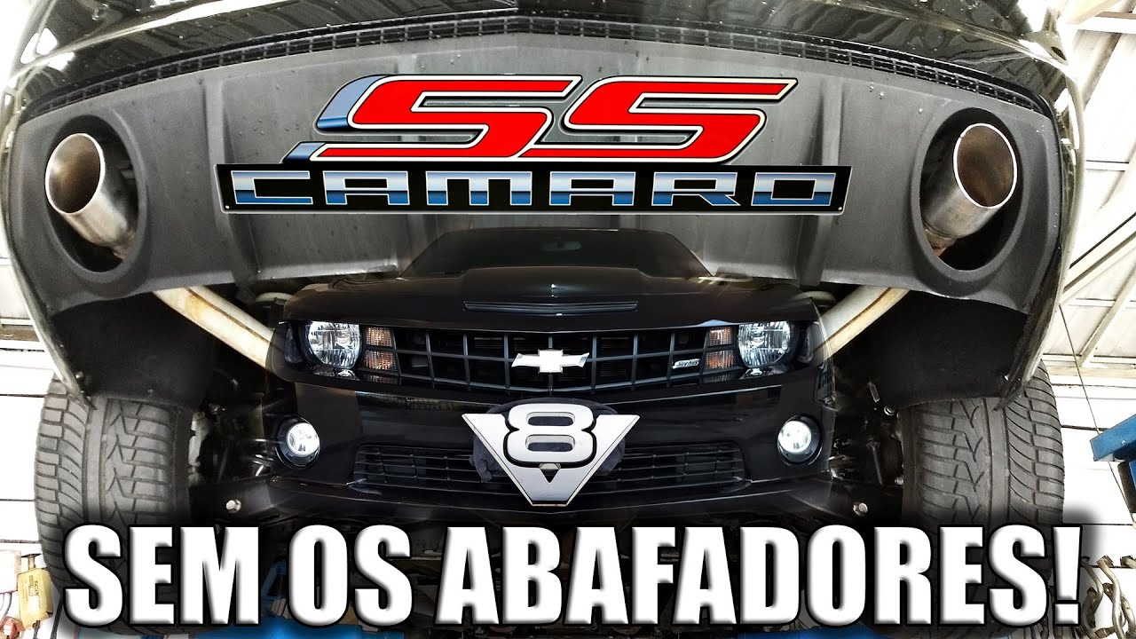 Deixei o Camaro V8 com Escape Direto!