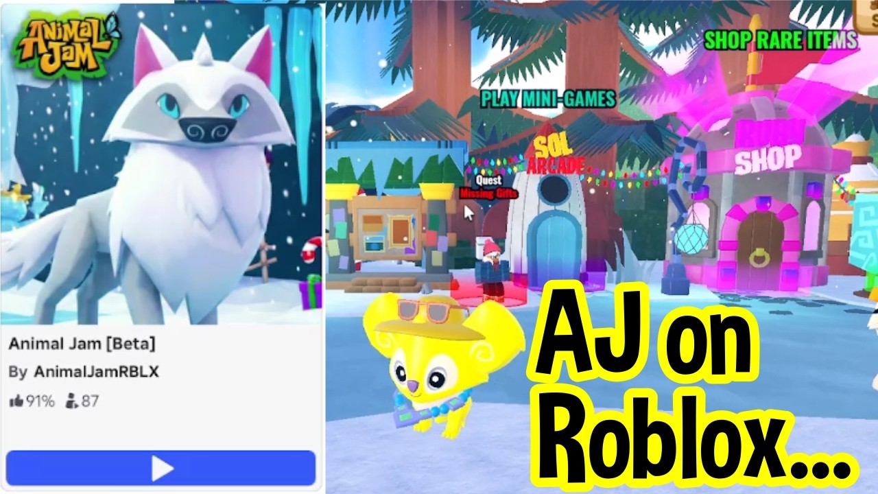 Действительно ли Animal Jam есть на Roblox...?