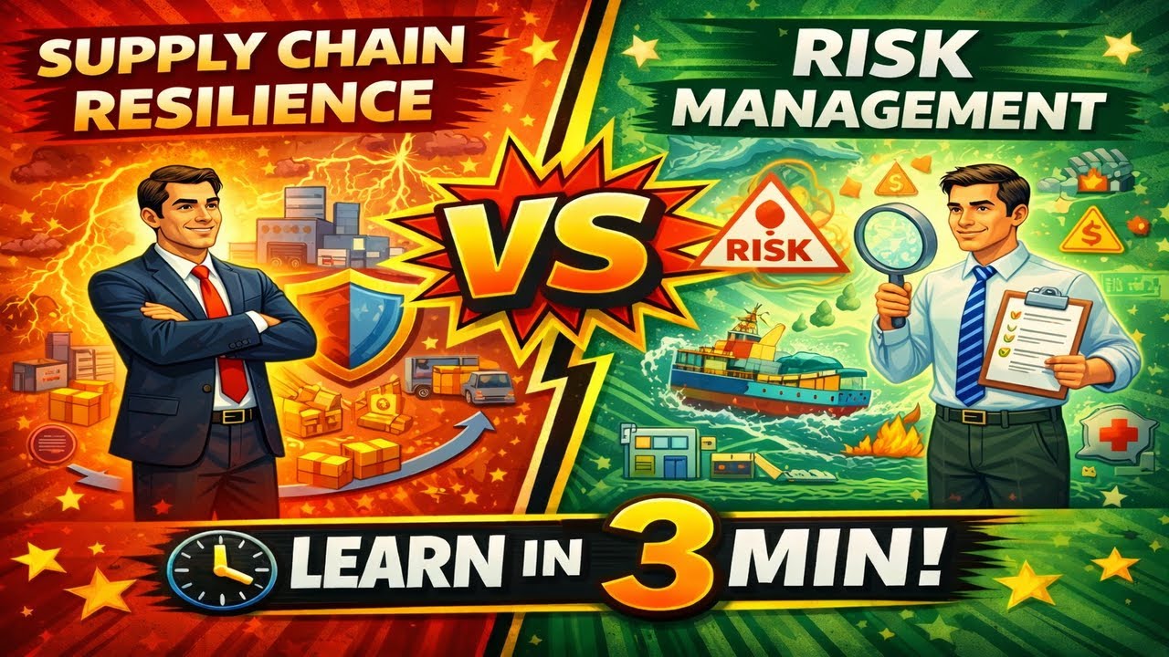 Supply Chain Resilience vs Risk Management