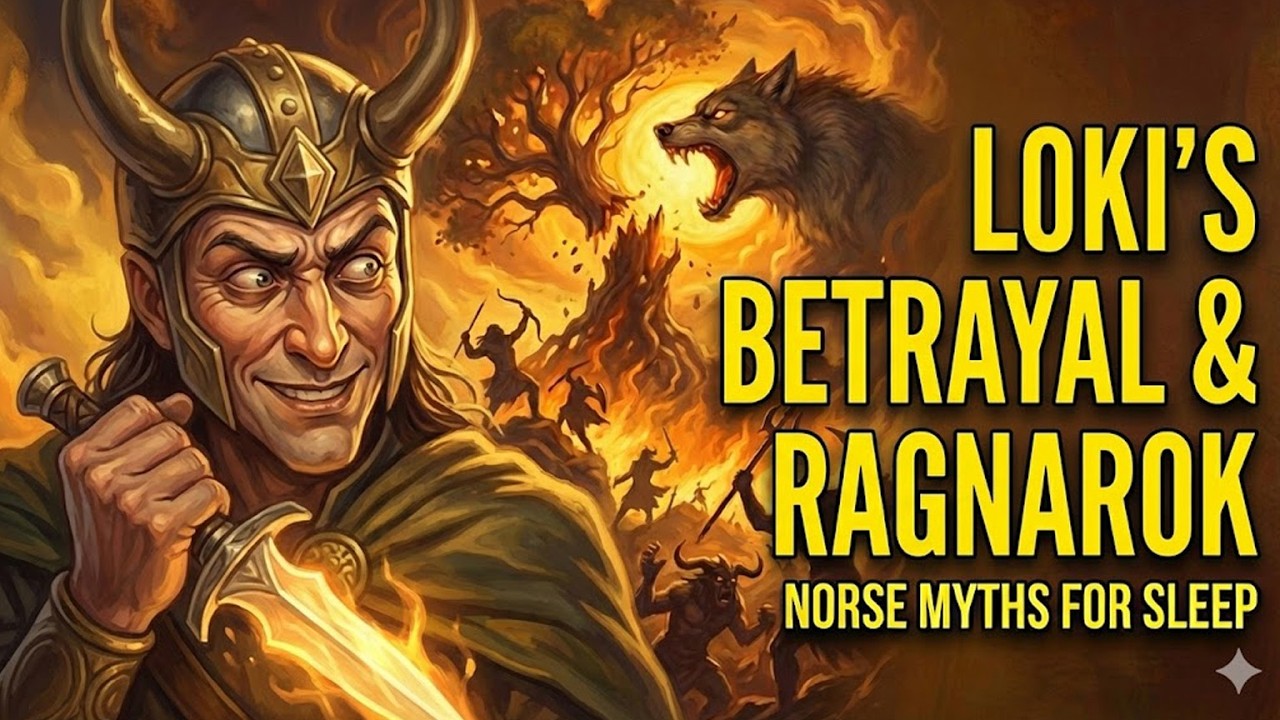Loki's Betrayal & Ragnarok | Fall Asleep to Norse Mythology | ASMR Storytelling