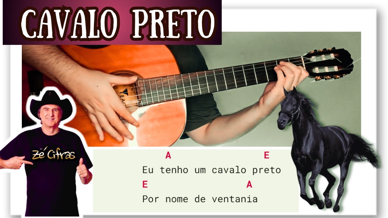 Cavalo Preto (S&eacute;rgio Reis) Como Tocar No Viol&atilde;o | Z&eacute; Cifras