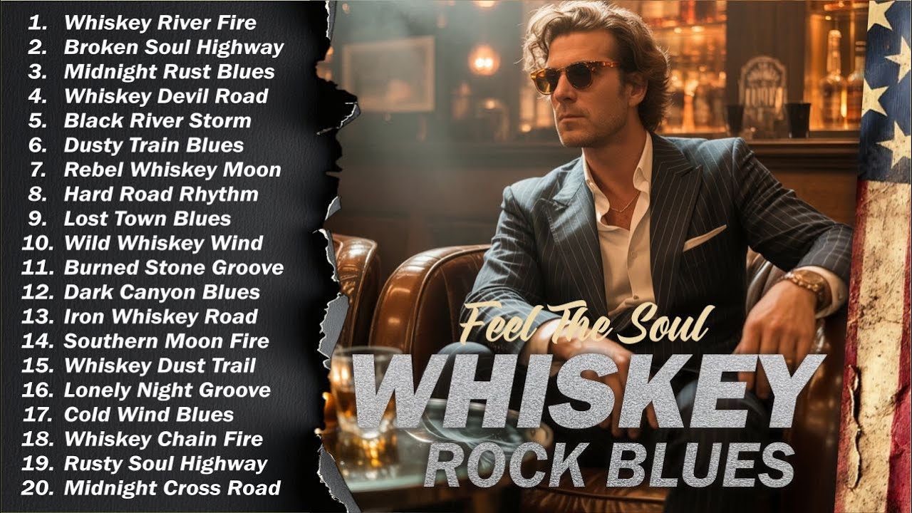 Best of Blues Rock - Emotional Soulful Guitar & Soothing Blues Melodies for Relaxing | 24/7 Stream