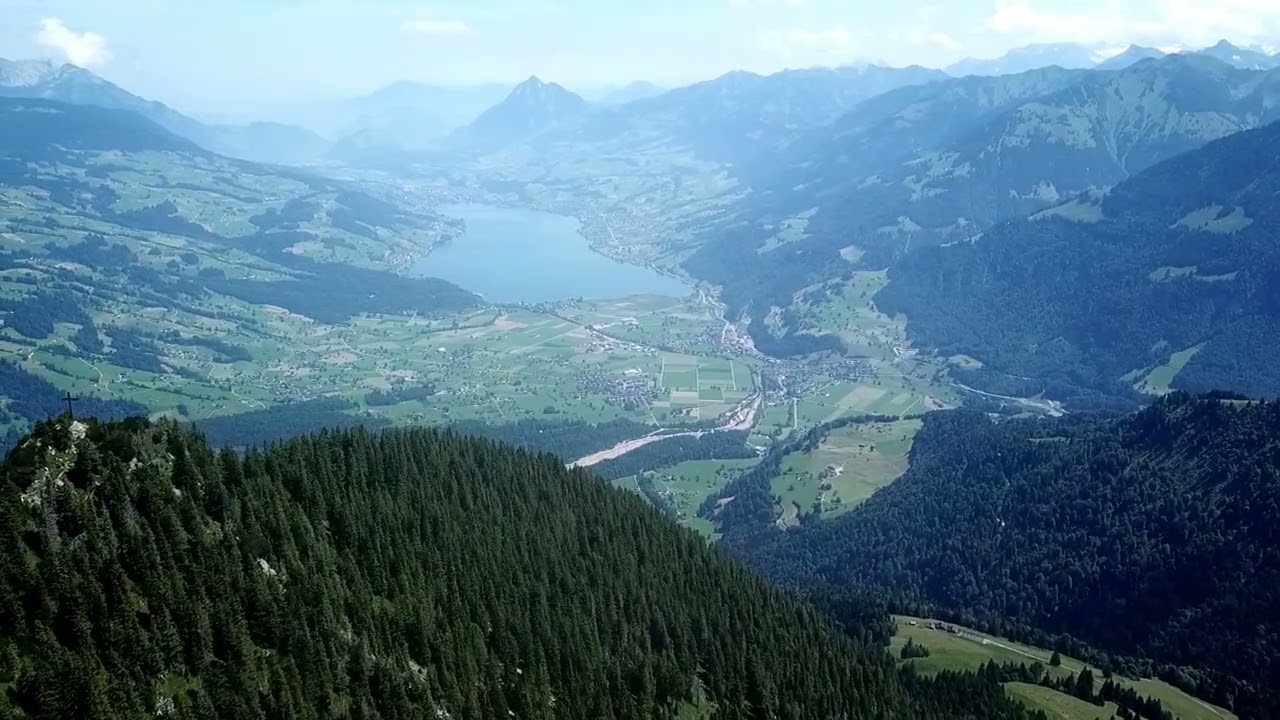 Flug am Glaubenbielenpass, 1611 m ü. M.