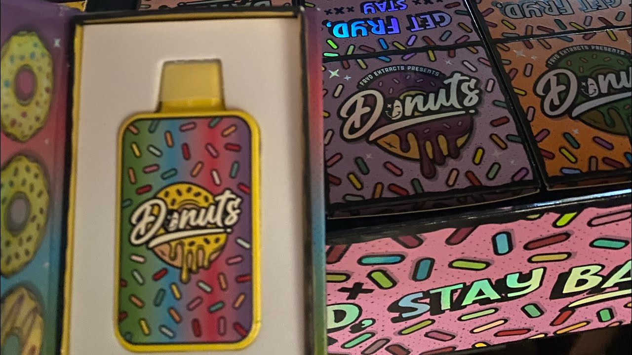 New Donuts By Fryd Extracts  review (k seal authentic donuts)1 grape jelly ￼@Frydextractofficial