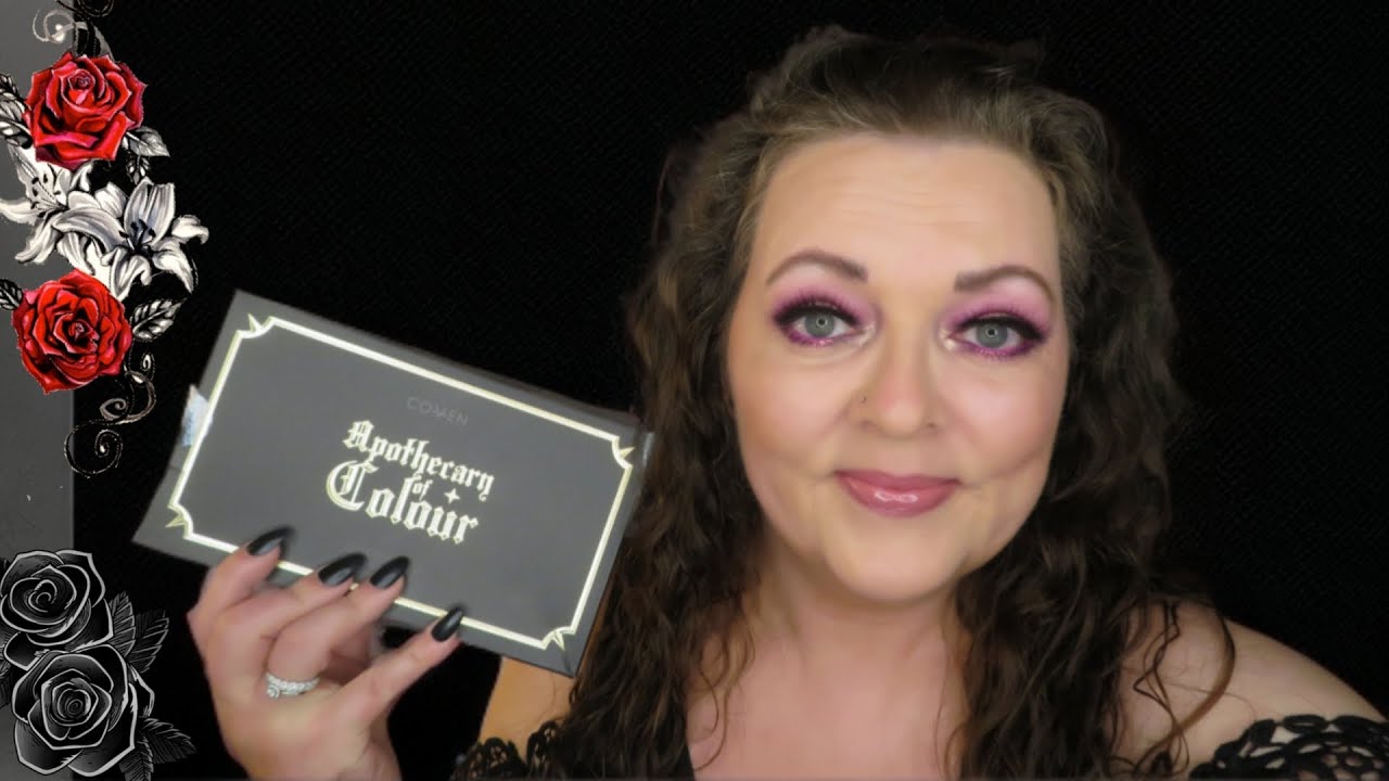 COVEN COSMETICS APOTHECARY OF COLOUR PRESSED POWDER PALETTE FROM KILLSTAR #swatches #makeup #haul 