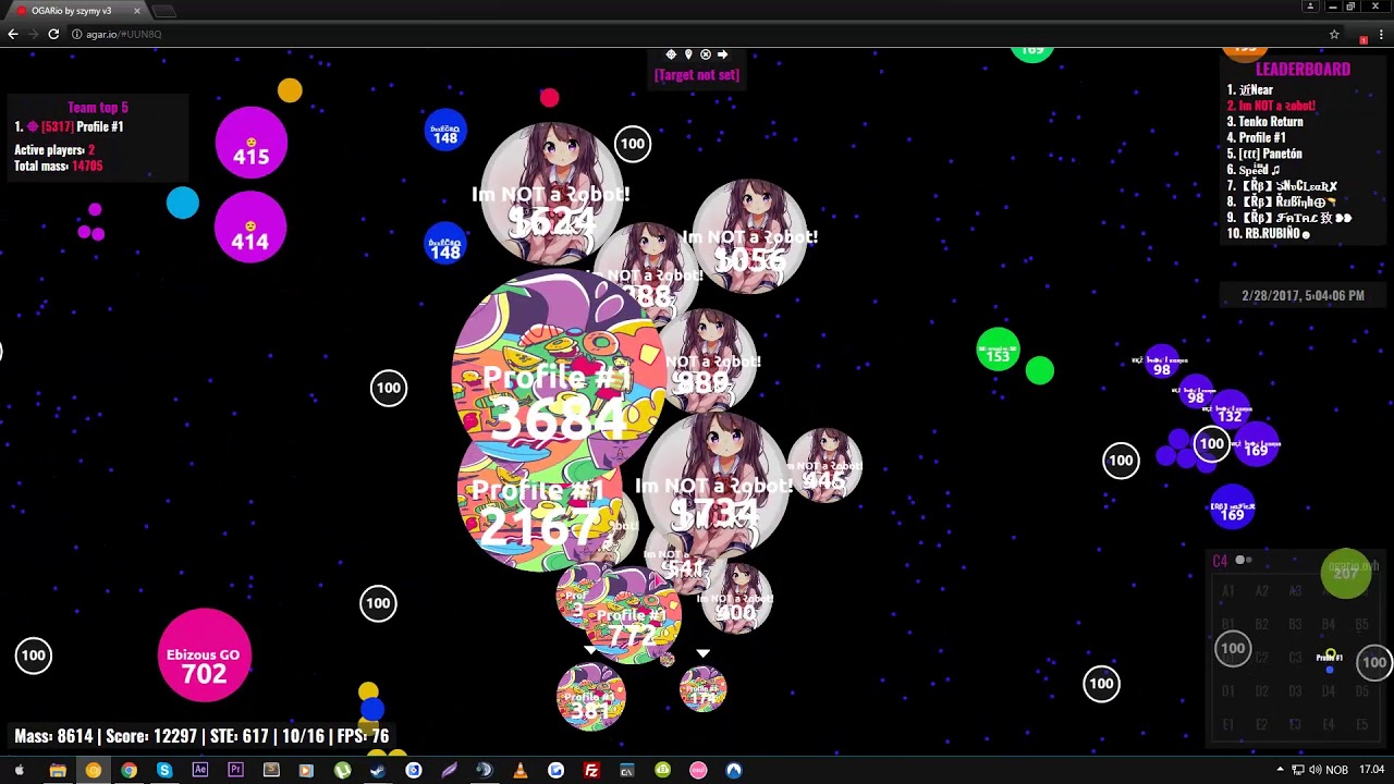 Agar.io - Mara & SniiKz Random Server Takeover #118