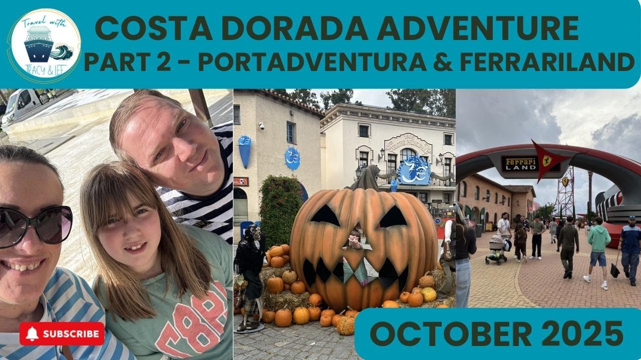 Costa Dorada Adventure 2025 - Part 2 - Promenade, Portaventura and Ferrari Land