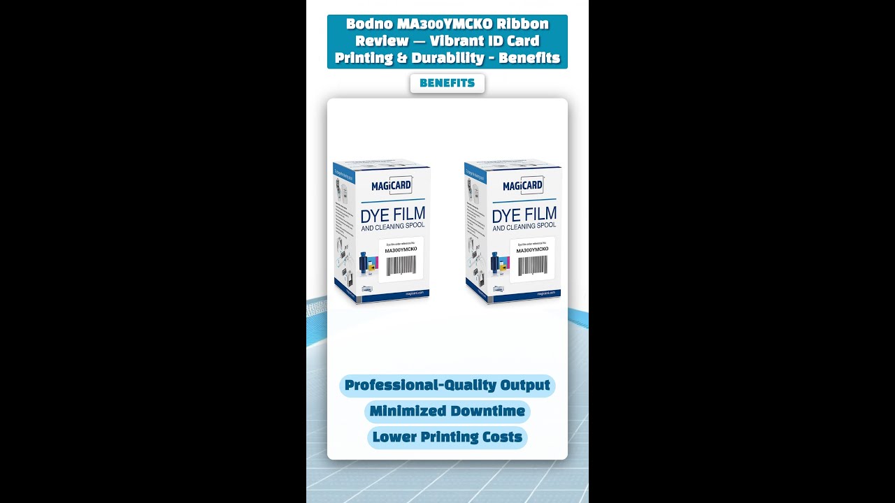 Bodno MA300YMCKO Ribbon Review &mdash; Vibrant ID Card Printing & Durability - Benefits