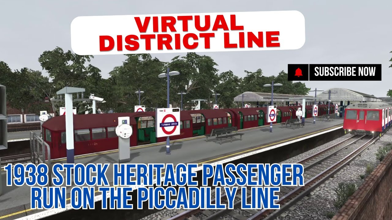 Virtual District Line - Piccadilly Heritage 37TS - Driving the Class 483 EMU