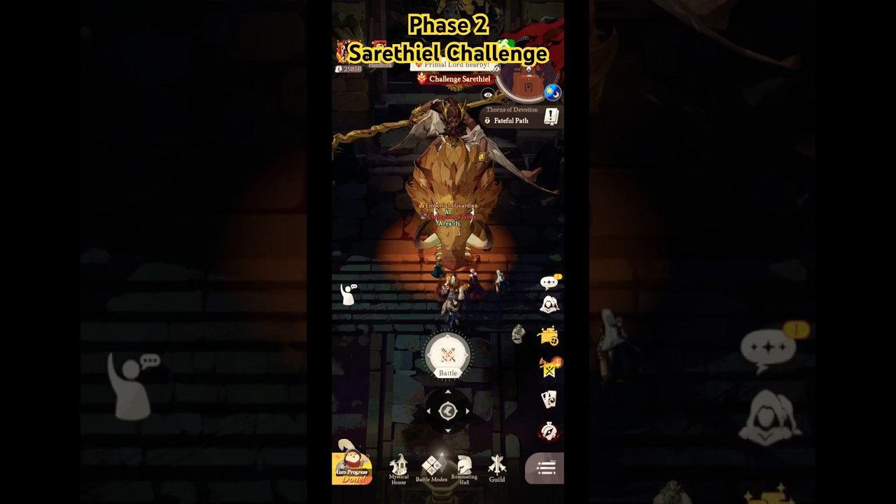 Phase 2 Sarethiel Boss Challenge - Let&rsquo;s Play AFK Journey #afkjourney #afkjourneygameplay