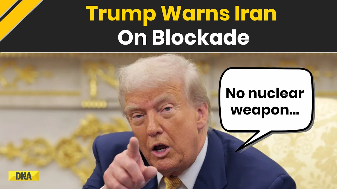 US Iran War: Trump Warns Iran On Hormuz Blockade, Says Took &lsquo;Nuclear Dust&rsquo;, Vows No Nuclear Weapon