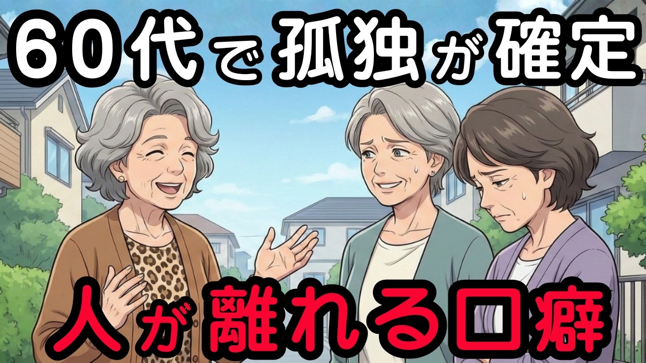 友人が離れていった本当の理由。良かれと思っていた自分の口癖に戦慄したわけとは | シニアの孤独 | 人間関係の断捨離