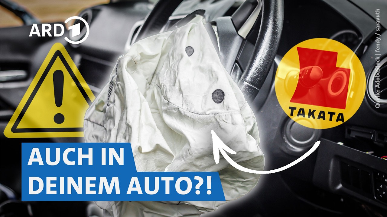 Potenziell lebensgefährliche Takata-Airbags: Viele Betroffene ahnungslos! | Marktcheck SWR