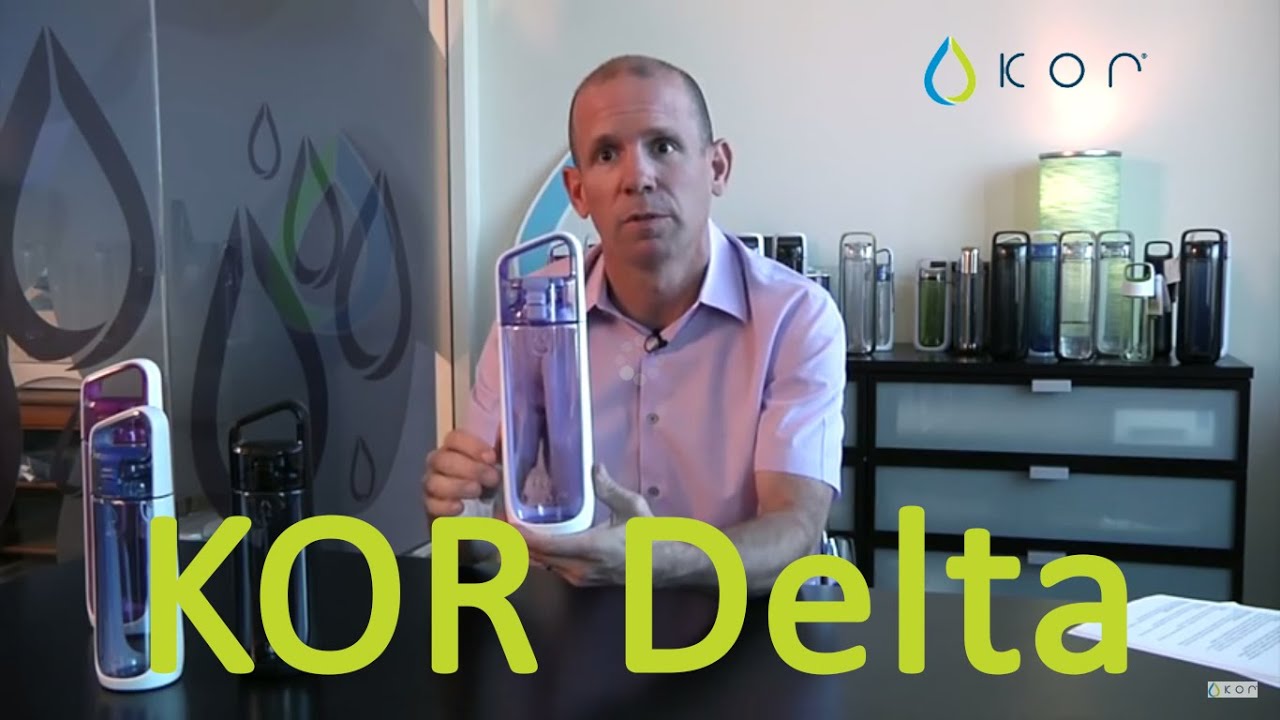 KOR Delta: High Style, High Performance Reusable BPA Free Water Bottle