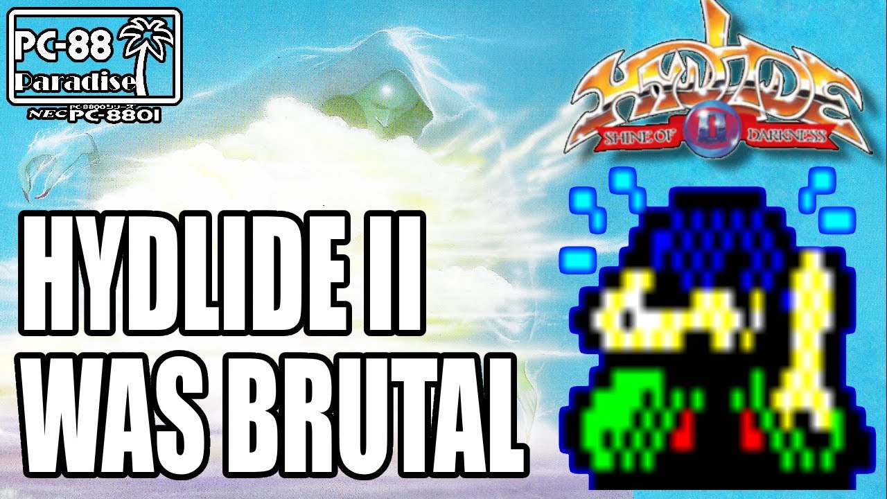 HYDLIDE II: A Grinding Nightmare The West Was Spared (PC-88 Paradise)