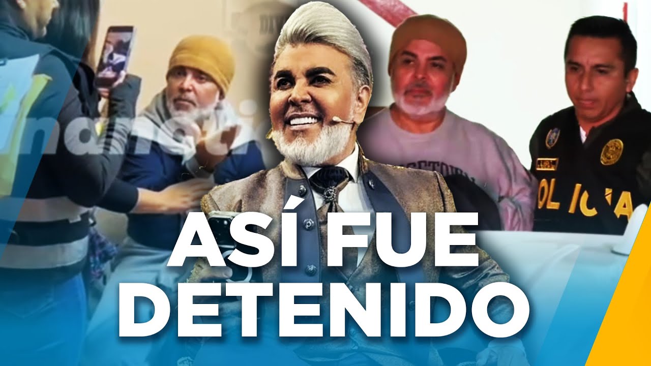 Primeras imágenes de 'Chibolín' detenido: Así se realizó la intervención de Fiscalía y Policía